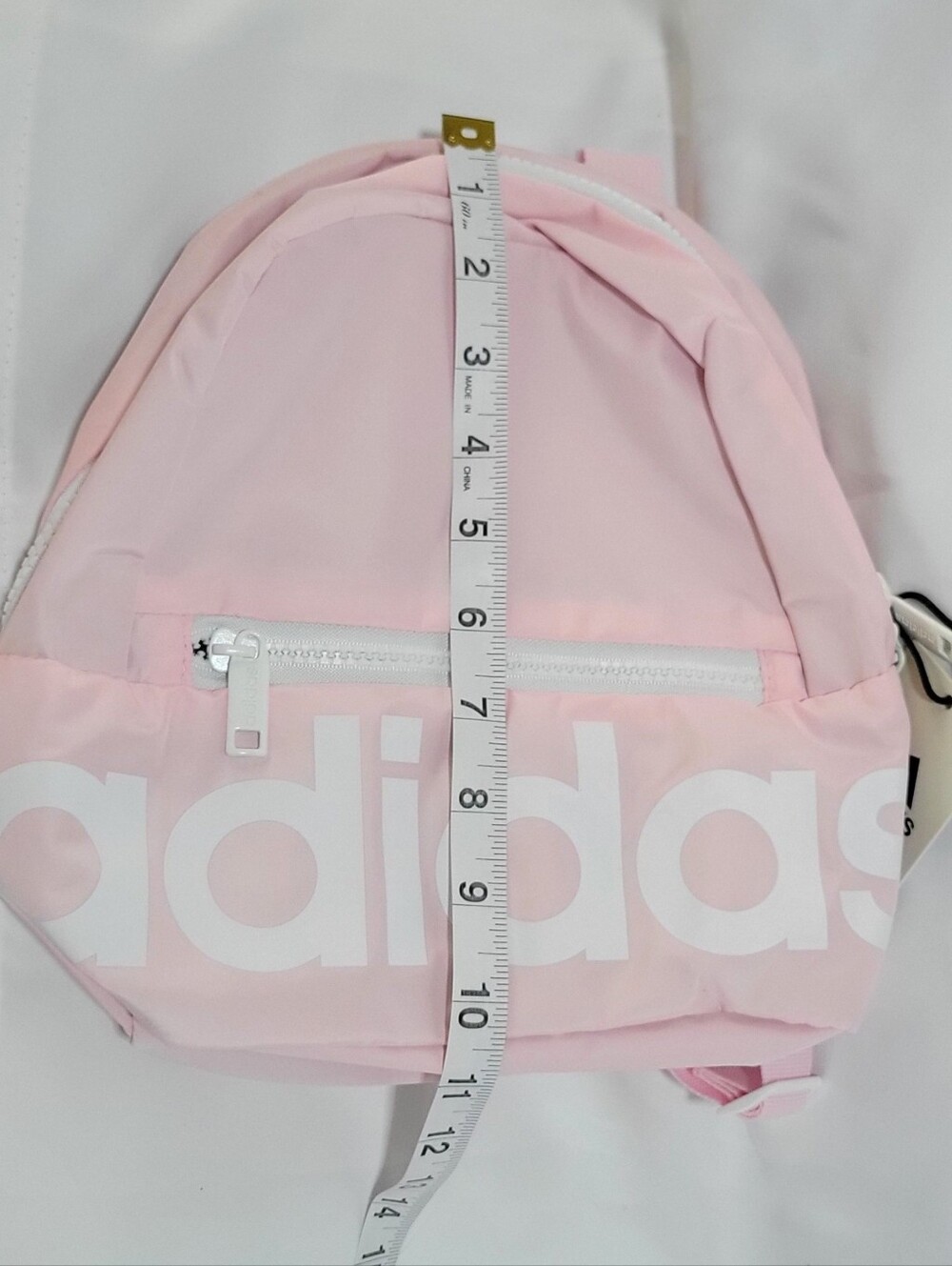 ADIDAS Core Light Glow Pink Mini Backpack New With Tags - Picture 4 of 7